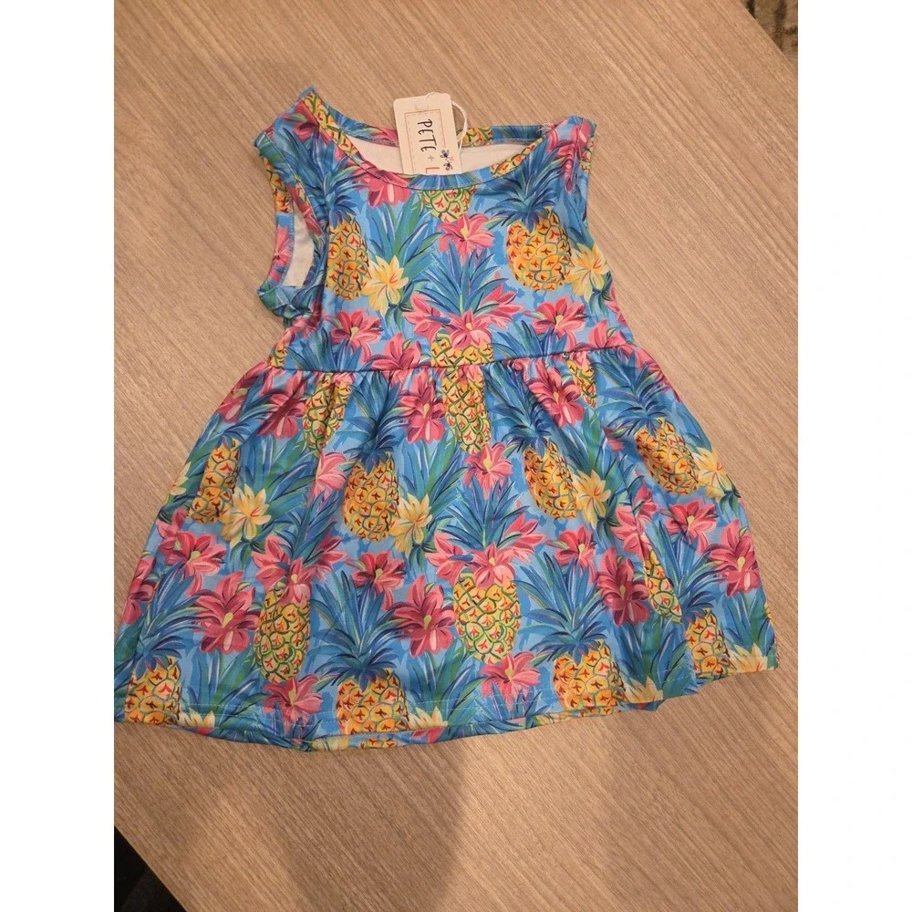 Pete & Lucy Preppy Pineapples 2‎ Piece Set Size 12-18m